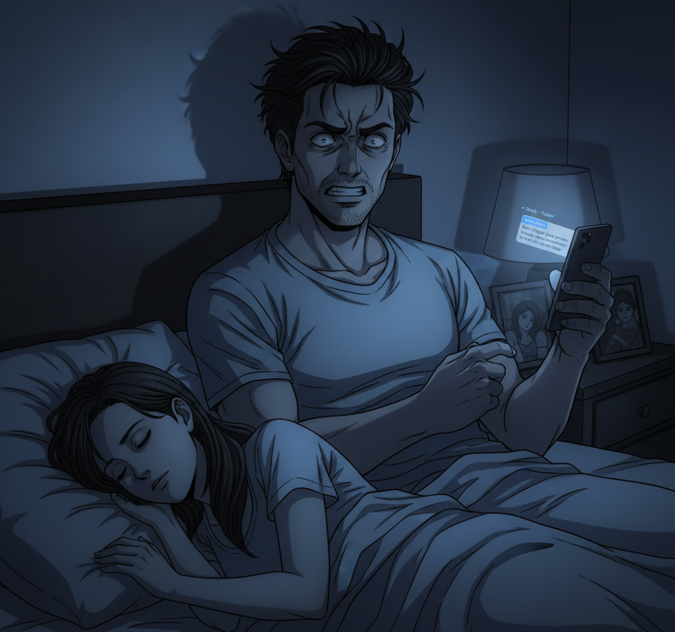 My wife’s "Personal Trainer" is texting her at 2am about her 'protein intake'