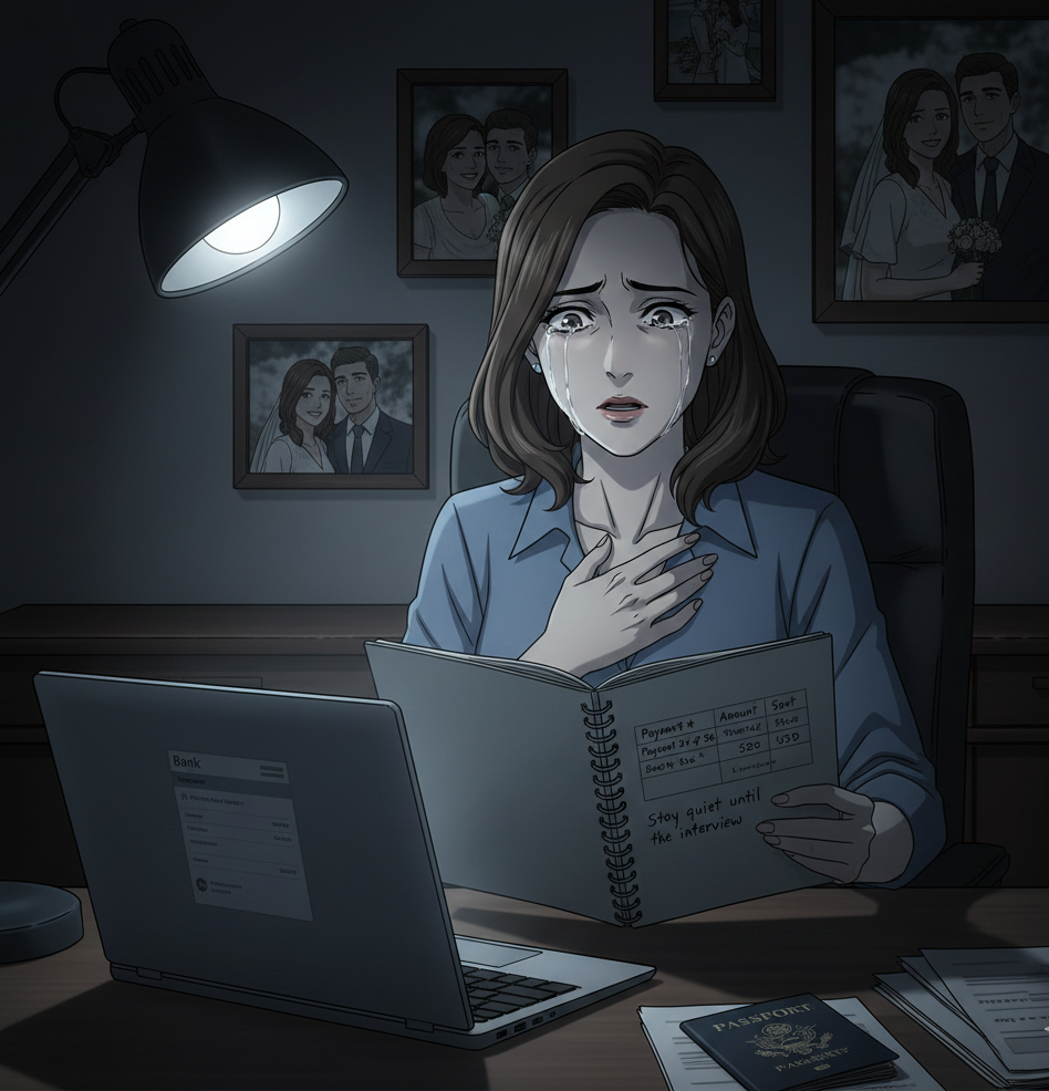 I found a secret contract in my husband’s drawer detailing how much he paid his "Ex" to stay quiet until his citizenship cleared